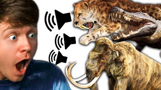 Reacting to ACCURATE EXTINCT ANIMAL SOUNDS!
