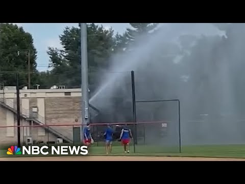 YouTube video thumbnail: Maryland Firefighters Charged After Flooding Baseball Field