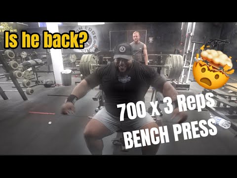 (317kg) 700 x 3 Reps | Irregular Strength | May 2024 | BONUS How to do Isometric Presses