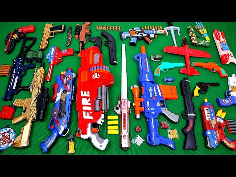 Collecting 7 Sniper Rifles and AK47 Guns Super Machine Gun Air Gun Arrow Gun Water Gun Sword Shotgun