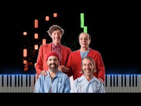 El Cuarteto De Nos - Me Hace Bien, Me Hace Mal Piano Cover Midi tutorial Sheet app  Karaoke