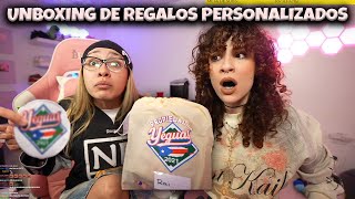 ALONDRA Y RAI ABREN REGALOS 📦 DE SEGUIDORA PERSONALIZADOS 🖌️