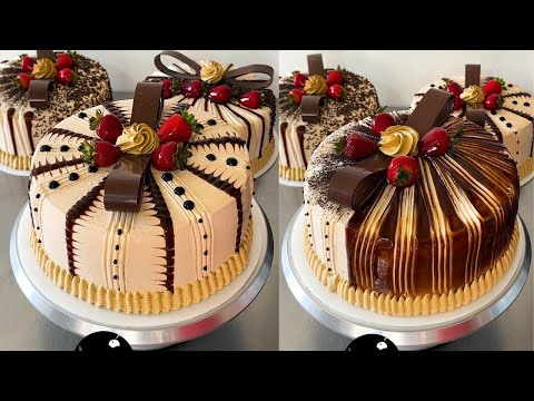 usa tenedor para decorar tus tortas y adorna con chocolate