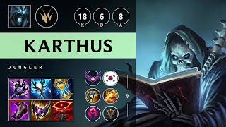 Karthus Jungle vs Xin Zhao - KR Master Patch 25.15