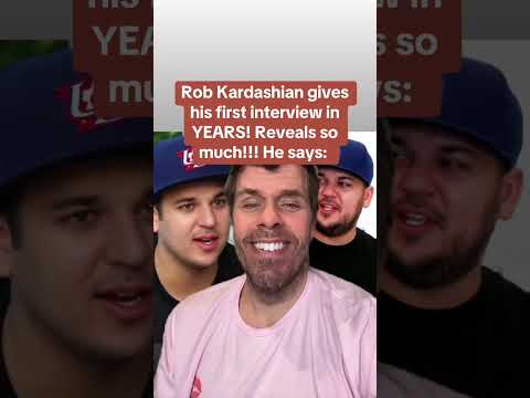 Rob Kardashian Gives His First Interview In YEARS! Reveals So Much!!! He Says: