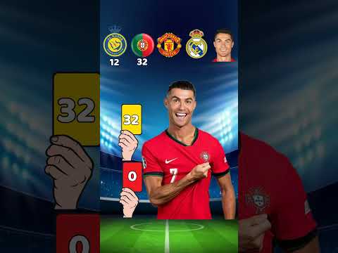 How many yellow cards does Cristiano Ronaldo have? ⚽💯🔥🔥 #drpesmobile #realmadrid #pesmobileبيس #fo