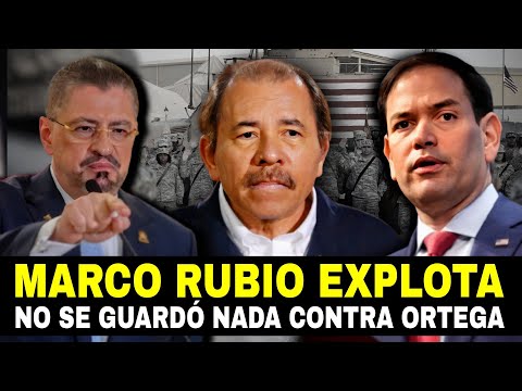 NO SE GUARDÓ NADA: Marco Rubio explota contra Daniel Ortega en Costa Rica