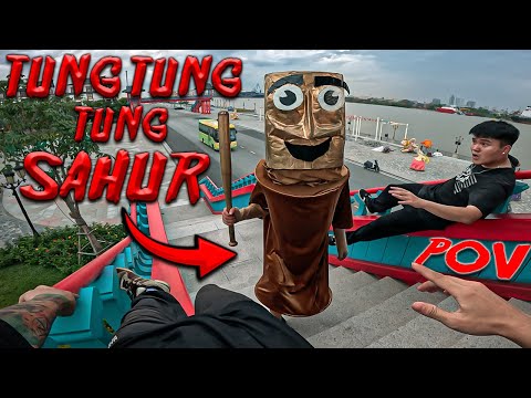 TUNG TUNG TUNG SAHUR in REAL LIFE ESCAPING 7.0 l Horror Parkour POV Chase