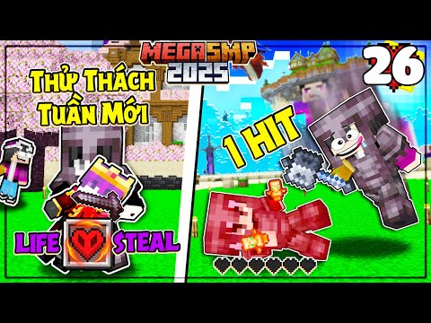 MINECRAFT MEGA SMP * TẬP 26 | THỬ THÁCH SĂN TRÁI TIM TRONG TUẦN MỚI VÀ LUYỆN TẬP CHO TRẬN ĐẠI CHIẾN