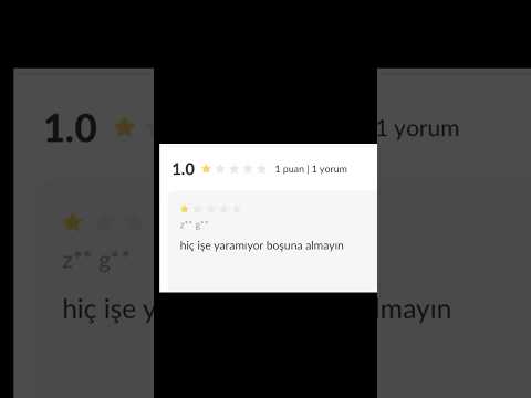 1 Yıldızlı Boya Rulosu Denedim (Hüsran) :(