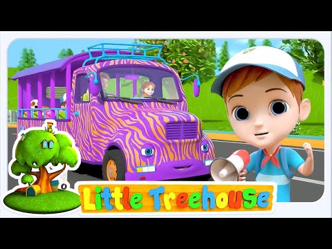 Wheels On The Bus Jungle Safari, Vehicle Song and Animals for Kids