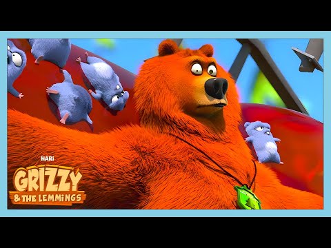 Grizzy & The Lemmings | Popcorn Party! | WildBrain Kids
