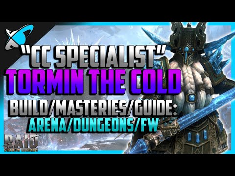 RAID: Shadow Legends | "CC Specialist" Tormin Build, Masteries & Guide | Arena, Dungeons & FW | 2020