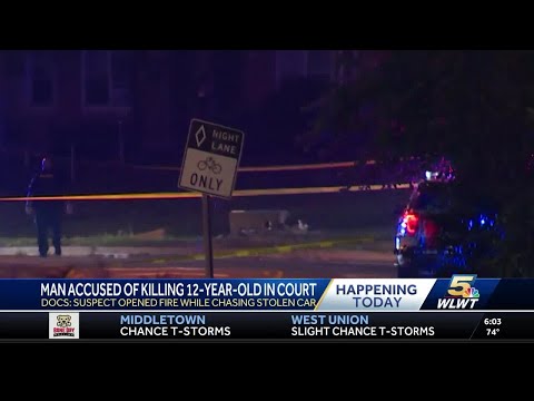Man charged with murder of 12-year-old in Winton Hills shooting due in court Tuesday