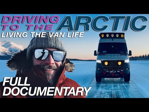 Winter Van Life Adventure: Driving My Van to the Arctic | Full Documentary | Living The Van Life