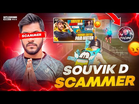 HOW @SOUVIKDLIVE1 SCAMED ME ON LIVE 🤡 TDM AGAINST @T1SCARE  