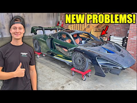 Rebuilding A Wrecked Mclaren Senna Part 8!!!
