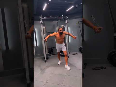 Bobby Deol Ne Animal gym training #animal #bobbydeol #gym