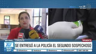 #URGENTE - Se entregó a la Policía el segundo sospechoso del crimen de Melania