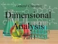Dimensional Analysis and Unit Conversions
