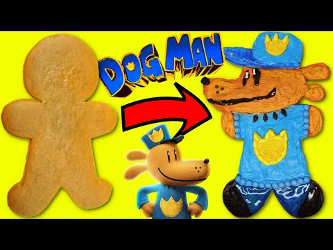 Dog Man Movie DreamWorks Gingerbread Man Cookie Decoration DIY