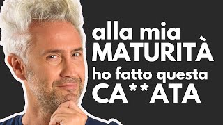 Al mio ESAME di MATURITA ho fatto questa CA**ATA - i miei CONSIGLI per i MATURANDI