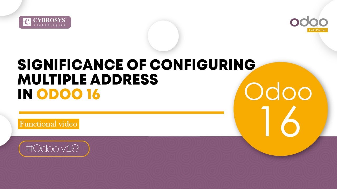 How to Configure Multiple Address for a Contact in Odoo 16 Contacts App | Odoo 16 Contacts App Demo | 23.05.2023

Contact management of vendors, contractors, customers, and clients assists in the smooth functioning of a business. In some ...