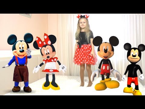 Five Little Mickey Mouse Jumping On The Bed Songs | Nursery Rhyme for Children