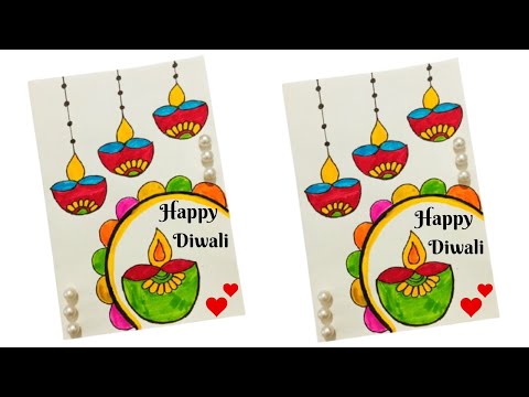 Diwali card making idea 2024 | Diwali card making competition easy | diwali greeting card #diwali