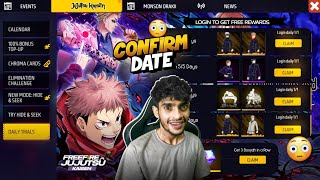 FRRE FIRE x GOJO DATE CONFIRM ✅️ Free Fire MaX