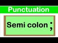 Using Semicolons in Lists and Sentences