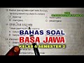 Kuis Boso Jowo