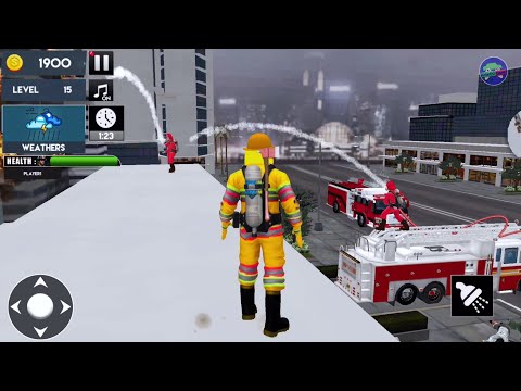 American firefighter & Fire Rescue Truck Simulator Games