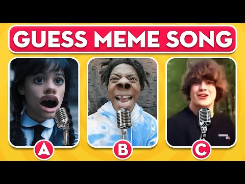Guess Meme SONG | One Two Buckle My Shoe, IshowSpeed, Wednesday #103