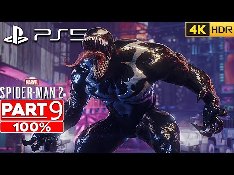 MARVEL'S SPIDER-MAN 2 Gameplay Walkthrough Part 9 [4K HDR PS5 FIDELITY] - No Commentary (100%)