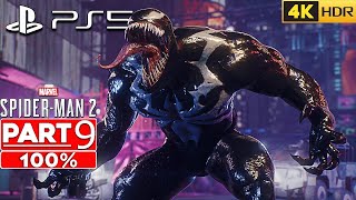 MARVEL'S SPIDER-MAN 2 Gameplay Walkthrough Part 9 [4K HDR PS5 FIDELITY] - No Commentary (100%)