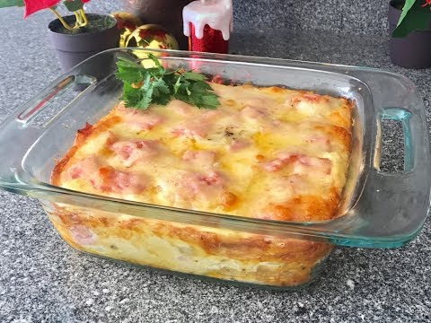 PASTEL DE PAPAS GRATINADAS -  Recetas navideñas