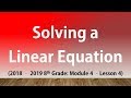 Solving Linear Equations Concepts