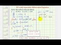 Differential Equations and Initial Value Problems