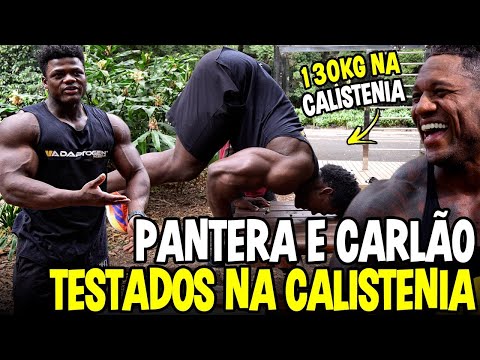 PANTERA E CARLÃO DESAFIADOS NA CALISTENIA
