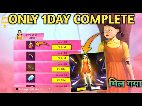 The Doll Squad Mission 1 Day Complete | Free Fire New Mission Complete | Free Fire The Doll