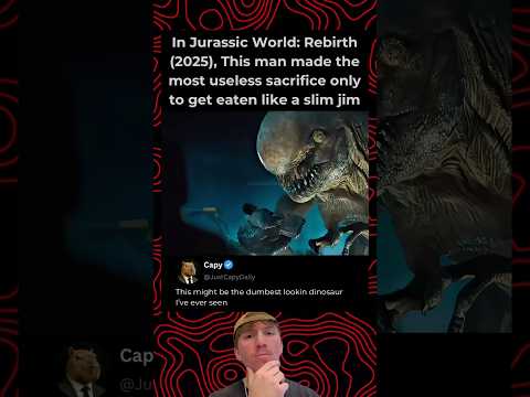 In Jurassic World: Rebirth (2025), This man made the most useless sacrifice only to get eaten