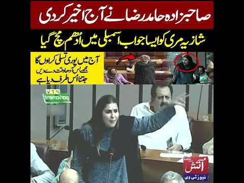 Shazia Marri Blasting Speech at National Assembly | Bashes on PTI | Aatish News Tv