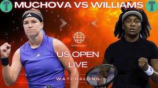 Karolina Muchova vs Venus Williams | US Open 2025 Round 1 | LIVE TENNIS WATCHALONG