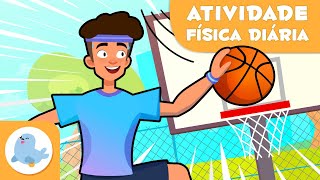 💪 MEXA-SE e cuide do seu corpo! 🚶‍♀️🏀 Atividade física diária para crianças