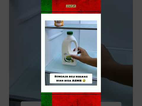 sengaja beli kulkas biar bisa ASMR #meme