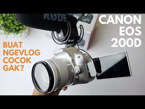 (INDONESIAN) UNBOXING & REVIEW CANON EOS 200D, Dslr Rasa Mirrorless