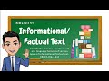 Types of Factual Texts and Their Purposes