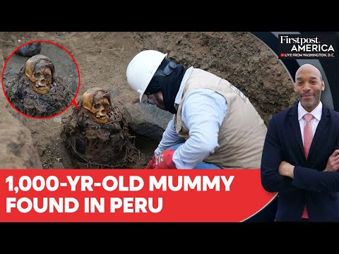YouTube video thumbnail: Peru: 1,000-Year-Old Mummy Unearthed Beneath Lima Street 