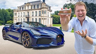BILLIONAIRE BUGATTI EXPERIENCE! New W16 Mistral Test Drive